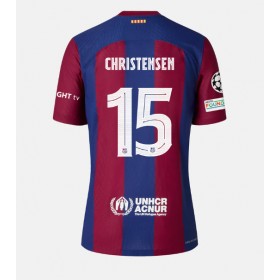 Barcelona Andreas Christensen #15 Hemmakläder 2023-24 Kortärmad